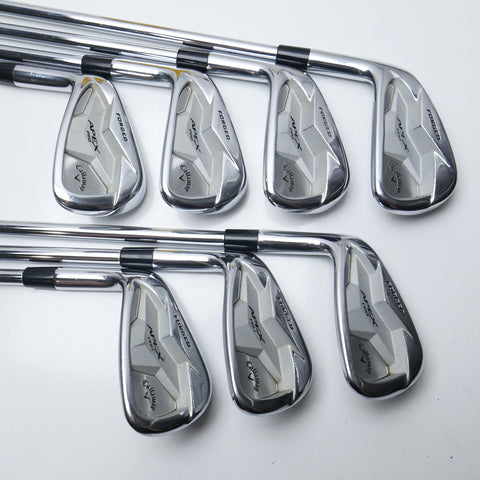 Used Callaway Apex Pro 19 Iron Set / 5 - PW + AW / Stiff Flex / Left-Handed