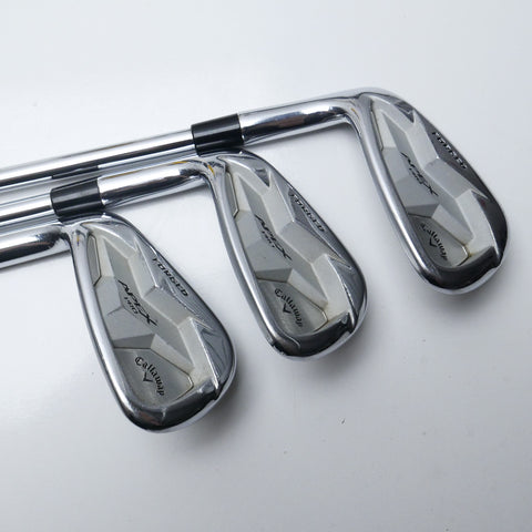 Used Callaway Apex Pro 19 Iron Set / 5 - PW + AW / Stiff Flex / Left-Handed