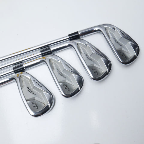 Used Callaway Apex Pro 19 Iron Set / 5 - PW + AW / Stiff Flex / Left-Handed