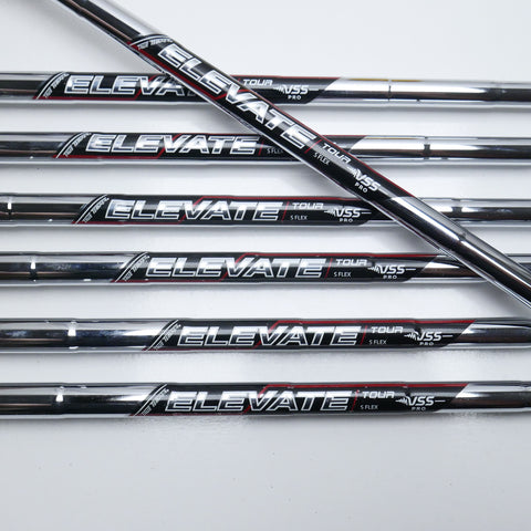 Used Callaway Apex Pro 19 Iron Set / 5 - PW + AW / Stiff Flex / Left-Handed
