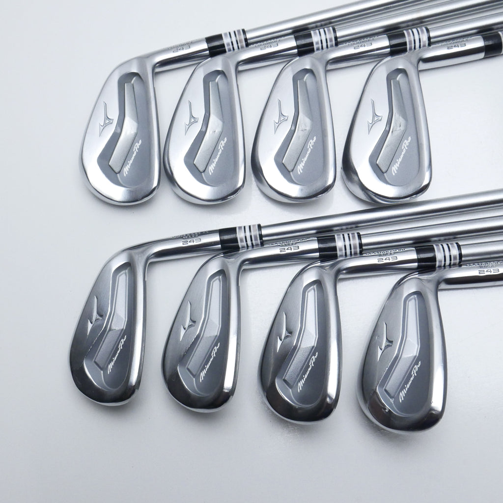 Used Mizuno Pro 243 Iron Set / 4 - PW + GW / Stiff Flex