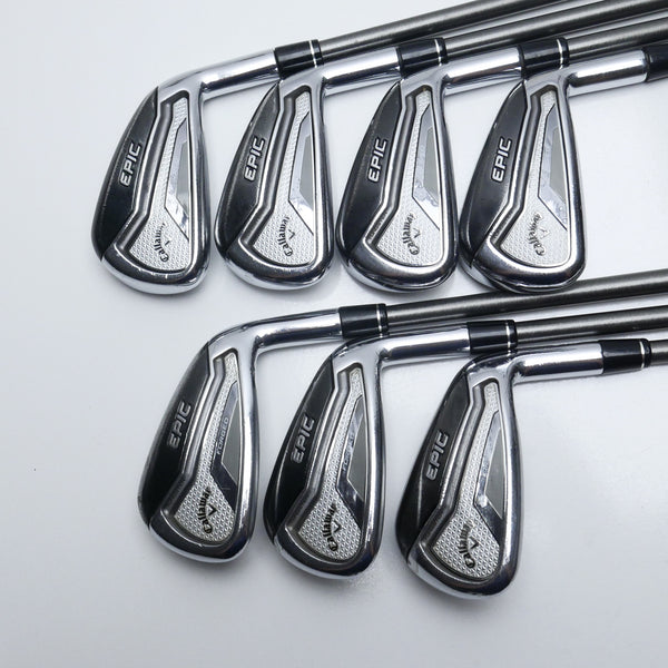 Used Callaway Epic Forged 19 Iron Set / 4 - PW / Stiff Flex