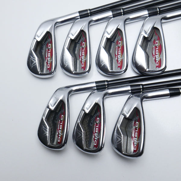 Used Callaway Diablo Forged Iron Set / 4 - PW / Regular Flex