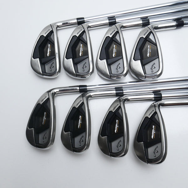 Used Callaway Rogue ST MAX Iron Set / 5 - PW + AW + GW / Regular Flex