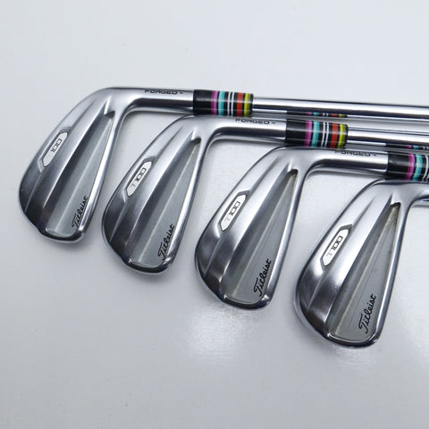 Used Titleist T100 2021 Iron Set / 4 - PW / X-Stiff Flex