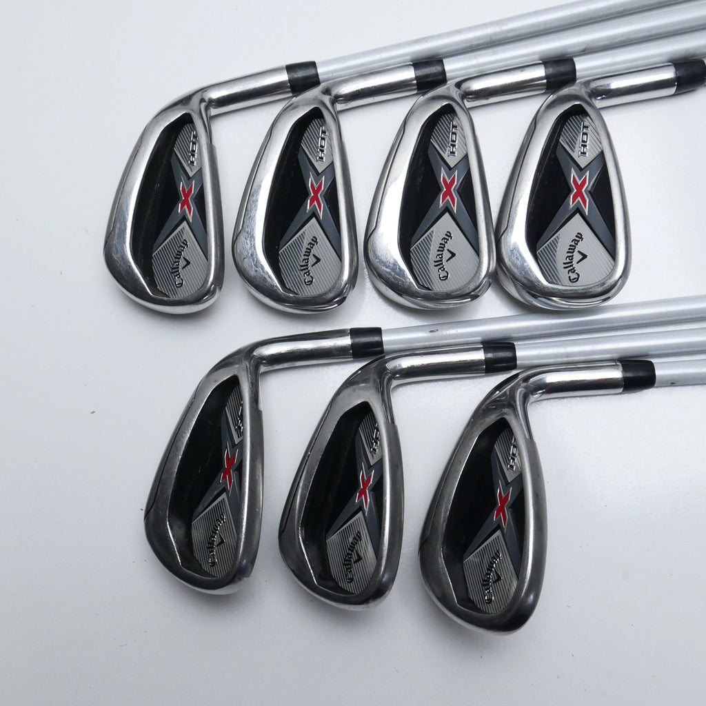 Used Callaway X Hot 2019 Iron Set / 5 - SW / Regular Flex