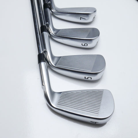Used Ping i530 Iron Set / 4 - PW / X-Stiff Flex / Left-Handed