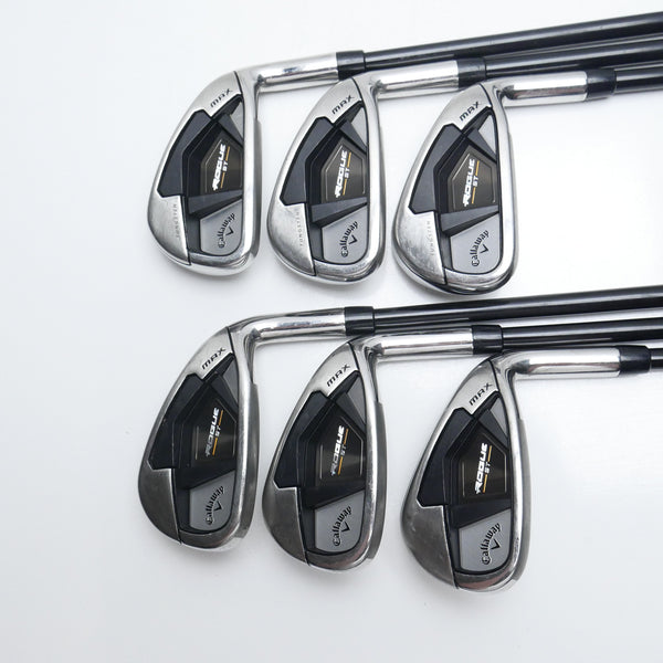 Used Callaway Rogue ST MAX Iron Set / 5 - PW / Regular Flex