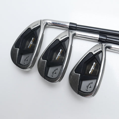 Used Callaway Rogue ST MAX Iron Set / 5 - PW / Regular Flex