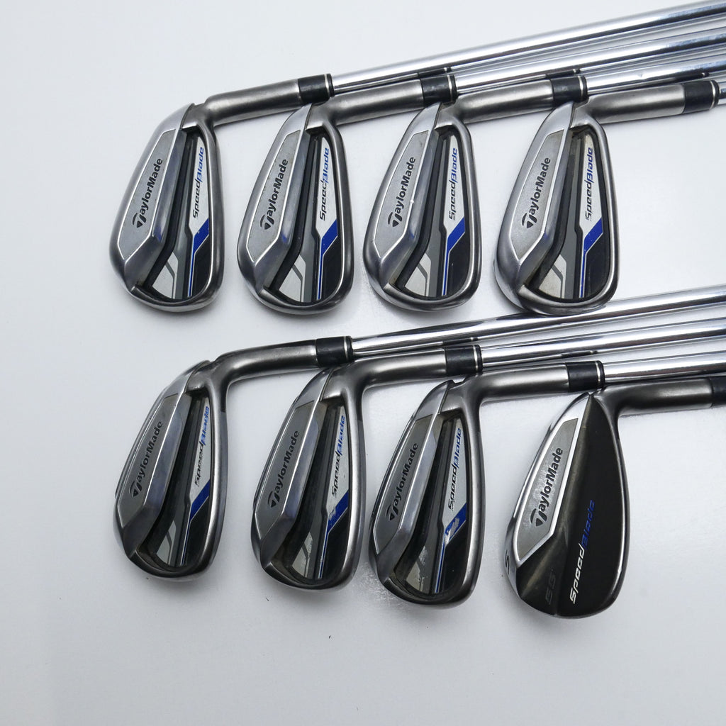 Used TaylorMade SpeedBlade Iron Set / 4 - SW / Regular Flex