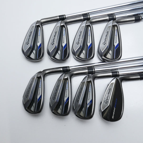 Used TaylorMade SpeedBlade Iron Set / 4 - SW / Regular Flex