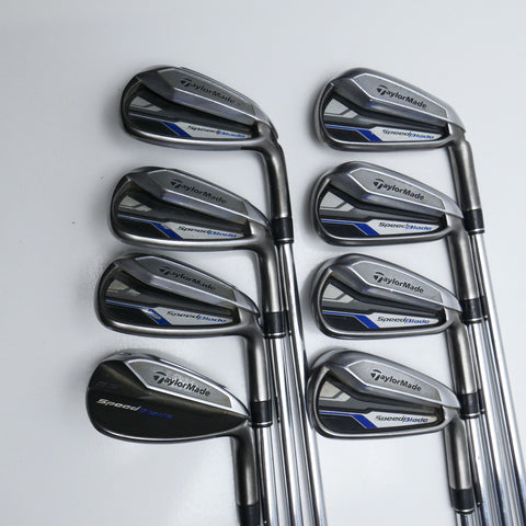 Used TaylorMade SpeedBlade Iron Set / 4 - SW / Regular Flex