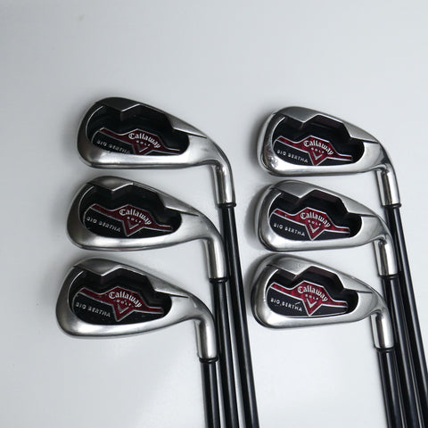 Used Callaway Big Bertha 2006 Iron Set / 4 - 9 IRON / Regular Flex