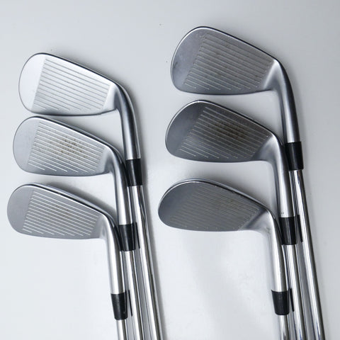 Used Mizuno JPX 919 Hot Metal Iron Set / 6 - PW + GW / Regular / Left-Handed