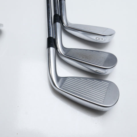 Used Mizuno JPX 919 Hot Metal Iron Set / 6 - PW + GW / Regular / Left-Handed