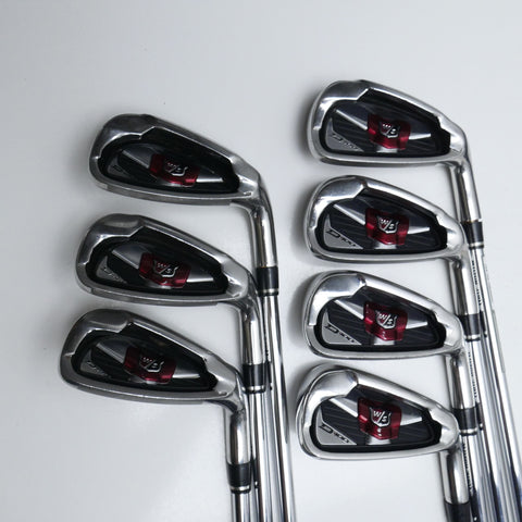 Used Wilson D100 Iron Set / 5 - SW / Uniflex