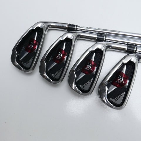Used Wilson D100 Iron Set / 5 - SW / Uniflex