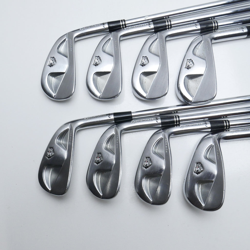 Used TaylorMade RAC MB TP Iron Set / 3 - PW / Stiff Flex