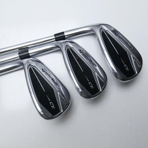 Used TaylorMade Qi Iron Set / 5 - PW + AW / Stiff Flex / Left-Handed