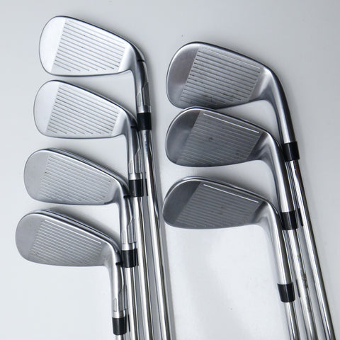 Used TaylorMade Qi Iron Set / 5 - PW + AW / Stiff Flex / Left-Handed
