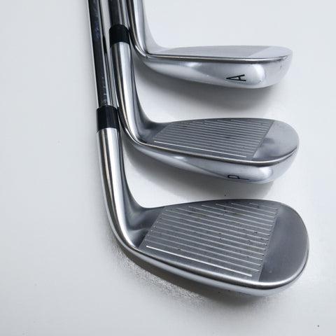 Used TaylorMade Qi Iron Set / 5 - PW + AW / Stiff Flex / Left-Handed