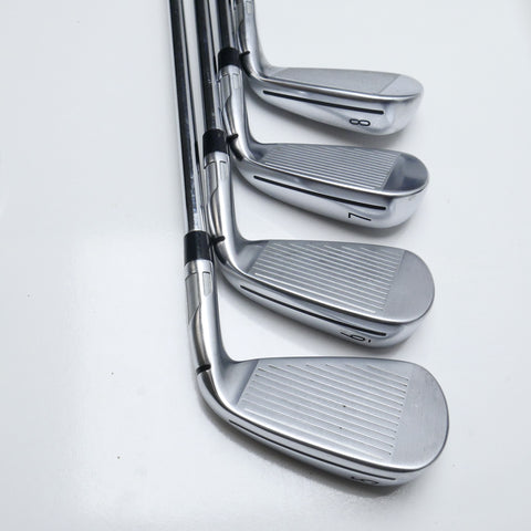 Used TaylorMade Qi Iron Set / 5 - PW + AW / Stiff Flex / Left-Handed
