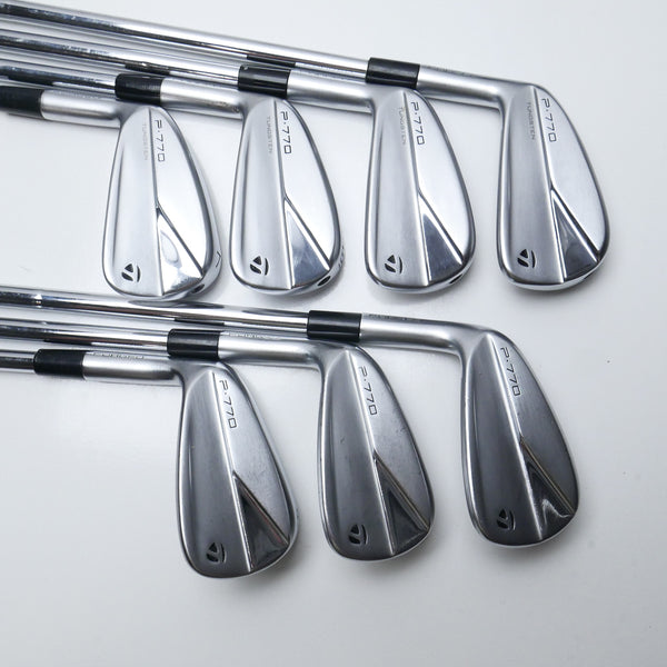 Used TaylorMade P770 2023 Iron Set / 4 - PW / X-Stiff Flex / Left-Handed