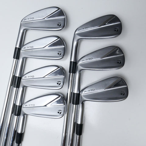 Used TaylorMade P770 2023 Iron Set / 4 - PW / X-Stiff Flex / Left-Handed