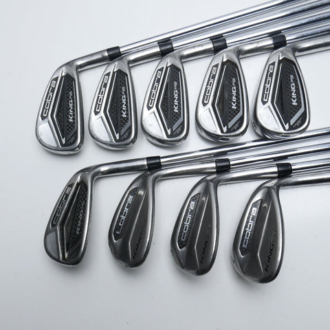 Used Cobra King F8 Iron Set / 5 - SW + GW + LW / Regular Flex