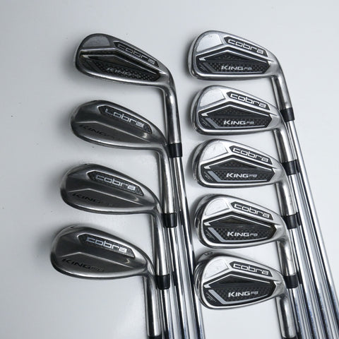 Used Cobra King F8 Iron Set / 5 - SW + GW + LW / Regular Flex