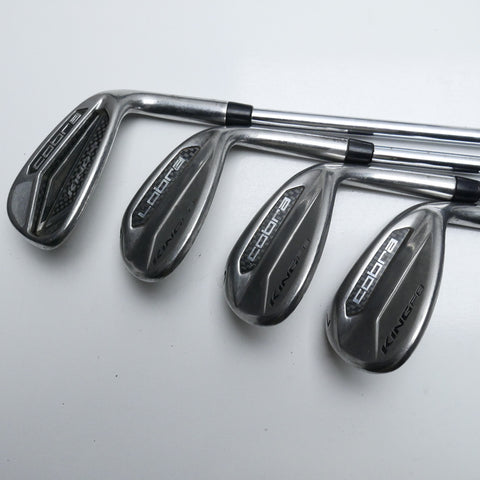 Used Cobra King F8 Iron Set / 5 - SW + GW + LW / Regular Flex