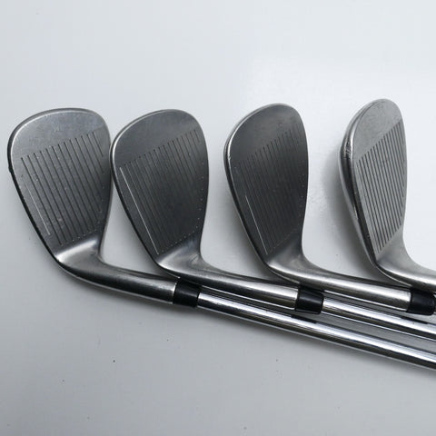 Used Cobra King F8 Iron Set / 5 - SW + GW + LW / Regular Flex
