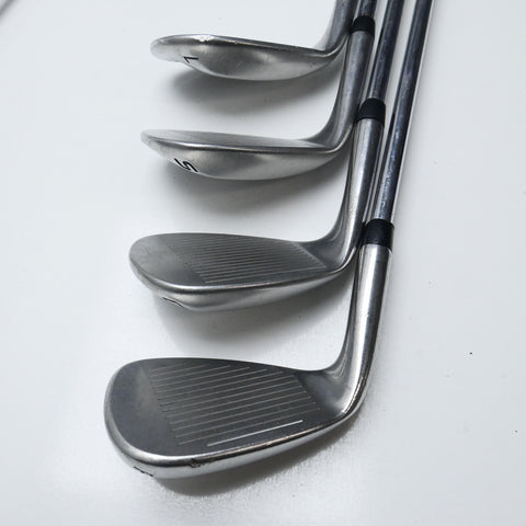 Used Cobra King F8 Iron Set / 5 - SW + GW + LW / Regular Flex
