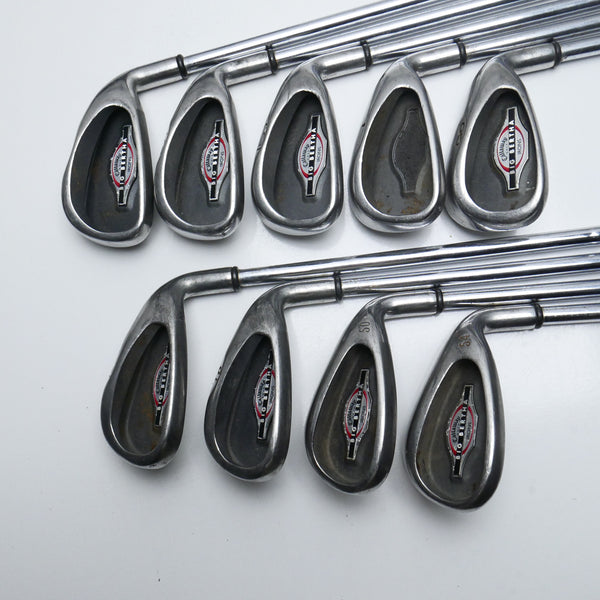 Used Callaway Big Bertha 2002 Iron Set / 4 - SW + GW / Uniflex