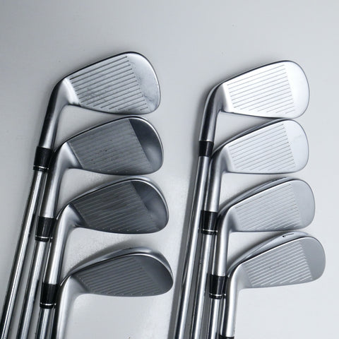 Used Callaway Apex DCB & Apex 21 Combo Iron Set / 4 - PW + AW / Stiff Flex