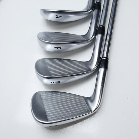 Used Callaway Apex DCB & Apex 21 Combo Iron Set / 4 - PW + AW / Stiff Flex
