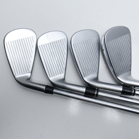 Used Callaway Apex DCB & Apex 21 Combo Iron Set / 4 - PW + AW / Stiff Flex
