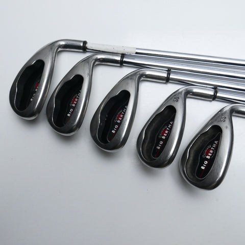 Used Callaway Big Bertha 2004 Iron Set / 3 - SW + GW / Uniflex