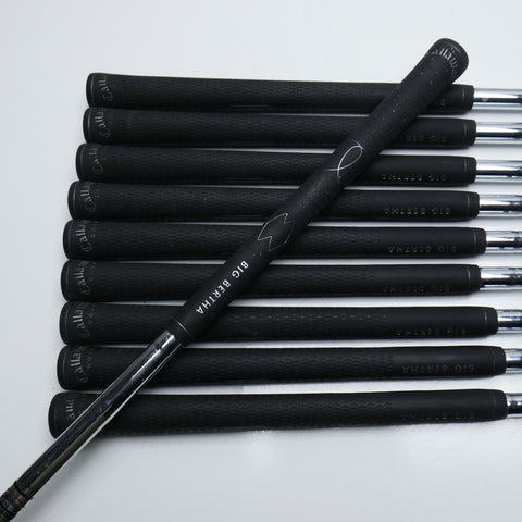 Used Callaway Big Bertha 2004 Iron Set / 3 - SW + GW / Uniflex