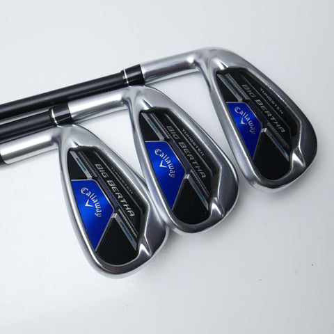 Used Callaway Big Bertha B21 Iron Set / 7 - SW / Ladies Flex / Left-Handed