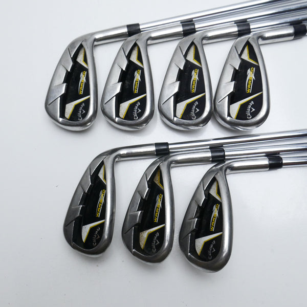 Used Callaway Warbird Iron Set / 5 - SW / Uniflex