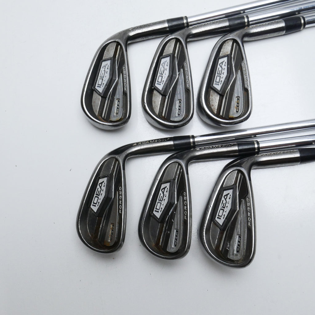 Used Adams Idea Black CB3 Iron Set / 5 - PW / Regular Flex