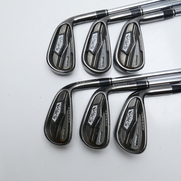 Used Adams Idea Black CB3 Iron Set / 5 - PW / Regular Flex