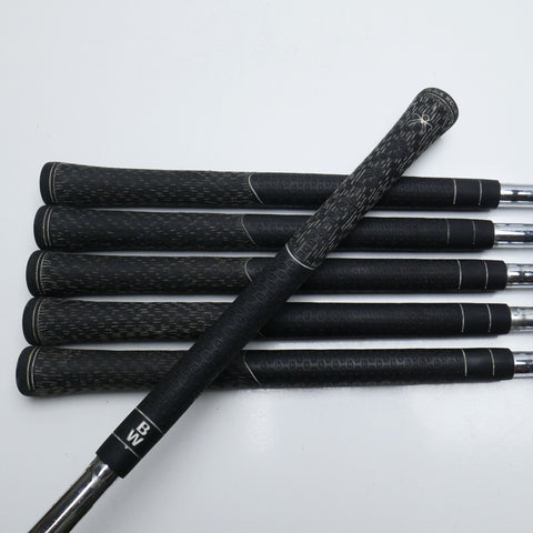 Used Adams Idea Black CB3 Iron Set / 5 - PW / Regular Flex
