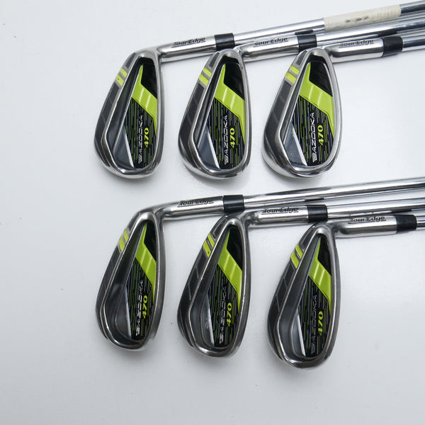 Used Tour Edge Bazooka 470 Iron Set / 6 - SW / Regular Flex