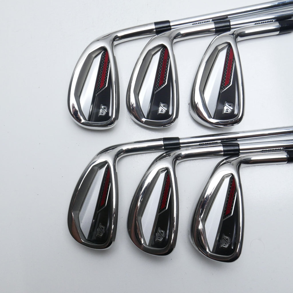 Used Wilson Dynapower Steel Iron Set / 5 - PW / Regular Flex