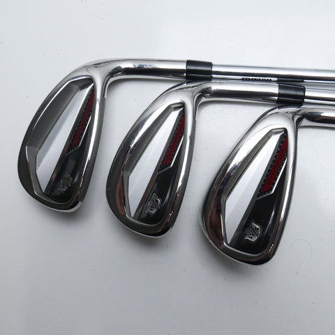 Used Wilson Dynapower Steel Iron Set / 5 - PW / Regular Flex