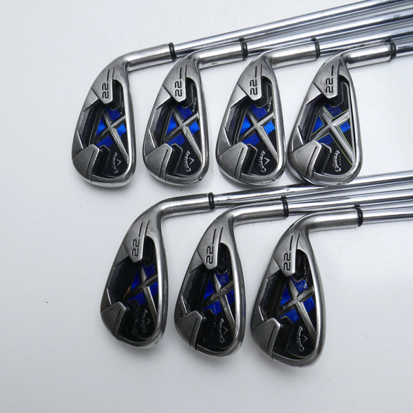 Used Callaway X-22 Iron Set / 4 - PW / Regular Flex
