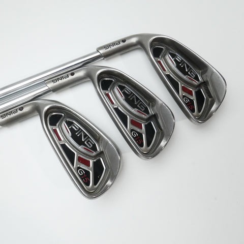 Used Ping G15 Iron Set / 5 - PW / Stiff Flex / Left-Handed