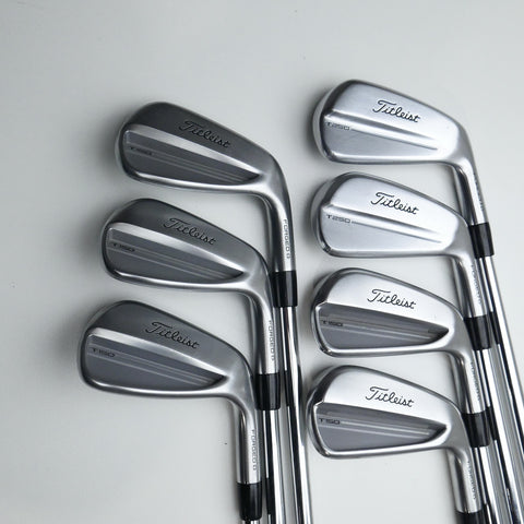 Used Titleist T150 & T250 Combo Iron Set / 4 - PW / Stiff Flex